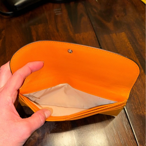 Coach orange snap envelope wallet - Picture 7 of 10